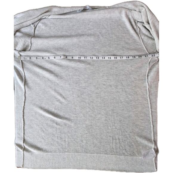 Members Mark Cashmere Blend Cardigan Size Medium Heather Gray Cozy Knitwear - Picture 8 of 9